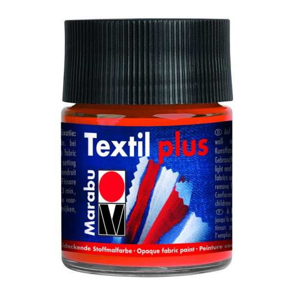 4007751055637 - Stoffmalfarbe Textil Plus 1715 05 023 rotorange 50ml 4007751055637 50 Milliliter