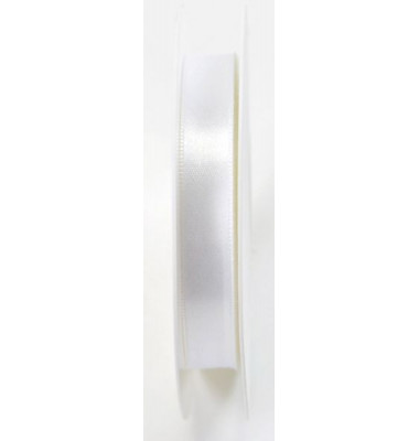 Geschenkband Doppelsatinband 15mm x 25m weiß Geschenkband Doppelsatinband 15mm x 25m weiß