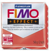 Fimo Effect 8020-204 Modelliermasse 57g transparentrot
