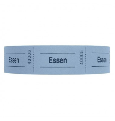 Gutscheinrolle 1000 Abrisse Essen blau Gutscheinrolle 1000 Abrisse Essen blau
