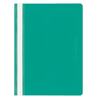 Schnellhefter 4748 041, A4, grün pastell, Kunststoff, Vorderdeckel transparent