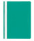 Schnellhefter VELOFORM 4748 041, A4, gr&uuml;n pastell, Kunststoff, 80g, Vorderdeckel transparent