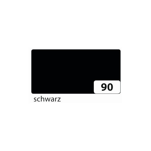 10 Stück Folia Tonzeichenpapier 50x70cm 130g schwarz 6790E 4001868167900 Folia