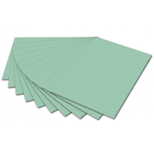 10 Stück Folia Fotokarton 6125, mint, 50x70cm, 300g 4001868161250 Folia