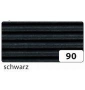 Bastelwellpappe E-Welle 50x70cm schwarz 741090