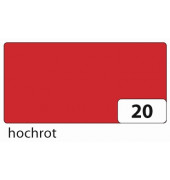 Tonzeichenpapier 50x70cm 130g hochrot 6720E