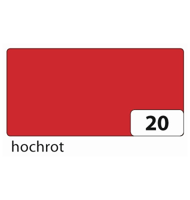 6720 E Tonpapier 50x70cm 130g hochrot