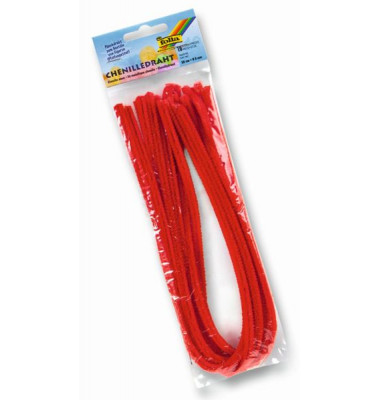 77820 50cm Chenilledraht 8mm hochrot 77820 50cm Chenilledraht 8mm hochrot