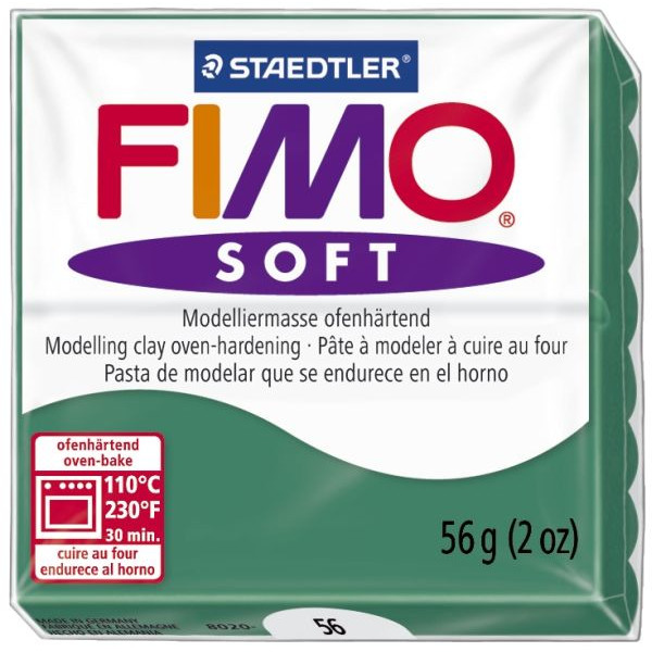 4006608809713 - Fimo Soft 8020-56 Modelliermasse 57g smaragd 4006608809713 56 Gramm