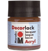 Acrylfarbe Decorlack 1130 05 040, mittelbraun, 50ml