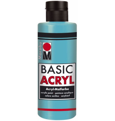 Acrylmalfarbe Basic Acryl 1200 04 091, karibik, 80ml