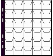 30322-19 2156- 04 35x35 Münzeinlage für 30 Münzen