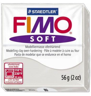 8020-80 Soft 56g Modelliermasse Fimo delfingrau 8020-80 Soft 56g Modelliermasse Fimo delfingrau