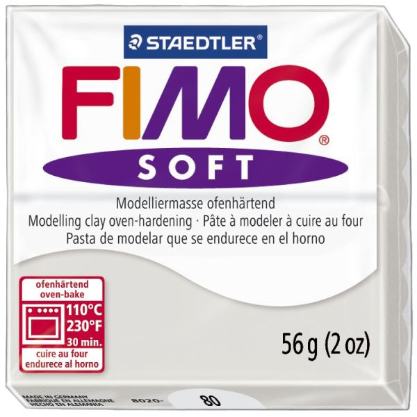 4006608809874 - Fimo Soft 8020-80 Modelliermasse 57g delfingrau 4006608809874 56 Gramm