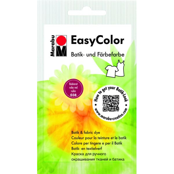 4007751011015 - Batik- und Färbefarbe Easy Color 1735 22 038 rubinrot 25g 4007751011015 25 Gramm