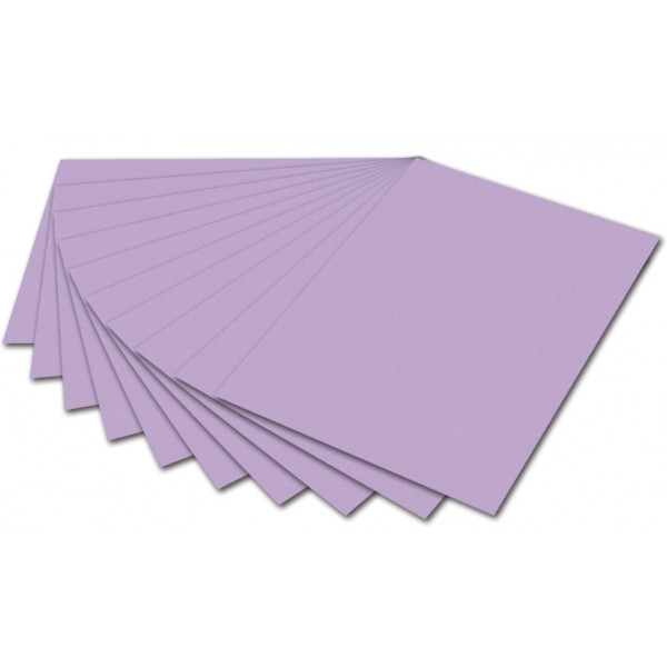 100 Stück Folia Tonzeichenpapier A4 130g lila 6431 4001868064315 Folia