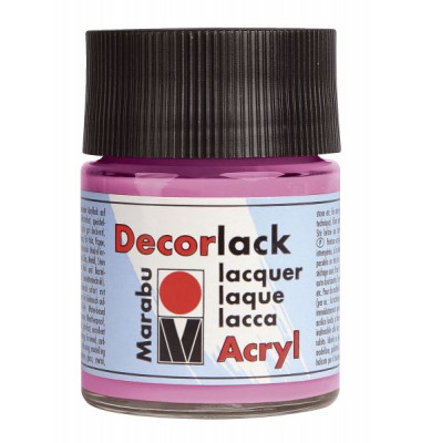 Acrylfarbe Decorlack 1130 05 033, pink, 50ml