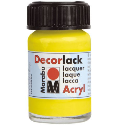 Acrylfarbe Decorlack 1130 39 019, gelb, 15ml Acrylfarbe Decorlack 1130 39 019, gelb, 15ml