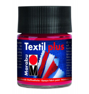 Stoffmalfarbe Textil Plus 1715 05 032, karminrot, 50ml