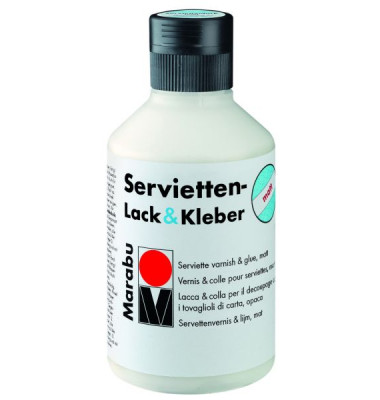 Servietten-Lack & Kleber - matt 11400 013 843, 250ml, permanent