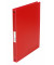 Ringbuch ohne KF02924, A4 4 Ringe 16mm Ring-Ø Polypropylen rot