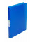 Ringbuch KF02918, A4 4 Ringe 16mm Ring-Ø Polypropylen blau-transparent