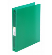 Ringbuch ohne KF02906, A4 4 Ringe 25mm Ring-Ø Polypropylen grün-transparent