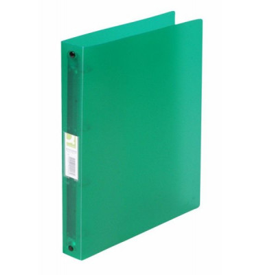 Ringbuch KF02906, A4 4 Ringe 25mm Ring-&Oslash; Polypropylen (PP) gr&uuml;n-transparent