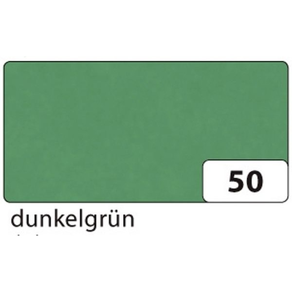 20 Stück Folia Basteltransparentpapier 70x100cm 42g dunkelgrün 8812050 4001868881509 Folia