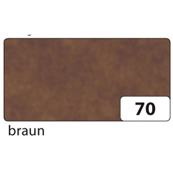 20 Stück Folia Basteltransparentpapier 70x100cm 42g braun 8812070 4001868881707 Folia