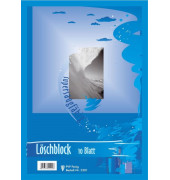 L&ouml;schpapier 2301, A5, 40g, blau, 10 Blatt / 20 Seiten