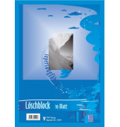 Löschpapier 2301, Löschblatt, A5, blau, 10 Blatt / 20 Seiten