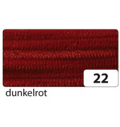 77822 8mm 50cm Chenilledraht dunkelrot