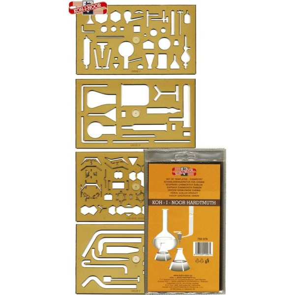 8593540110961 - Kunststoff-Schablonen-Set Chemie 750076 rauchgrau-transparent 8593540110961 750076 4 Stück 8593540110961 - Kunststoff-Schablonen-Set Chemie 750076 rauchgrau-transparent 8593540110961 750076 4 Stück