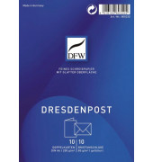 DRESDNER 800320 A6 10/10 Briefpapier Karte Dresden Post