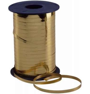 Geschenkband Ringelband 5mm x 400m metallic-gold