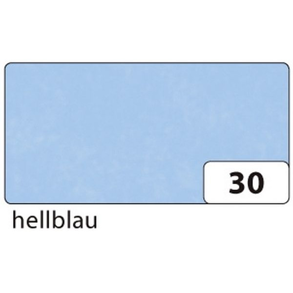 20 Stück Folia Basteltransparentpapier 70x100cm 42g hellblau 8812030 4001868881301 Folia