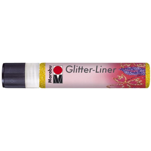 4007751198075 - Glitterliner Glitter Liner 1803 09 519 gelb 25ml 4007751198075 25 Milliliter