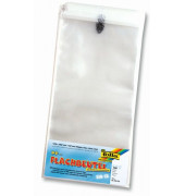 Flachbeutel 256/00 für Din Lang-Karte 0,038mm 125x225mm klar