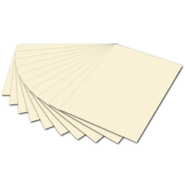 10 Stück Folia Fotokarton 6108E, beige, 50x70cm, 300g 4001868051490 Folia