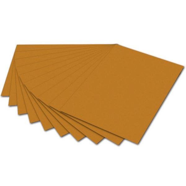 10 Stück Folia Fotokarton 6176E, terracotta, 50x70cm, 300g 4001868080179 Folia