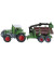 1645 Traktor mit Forstanhänger