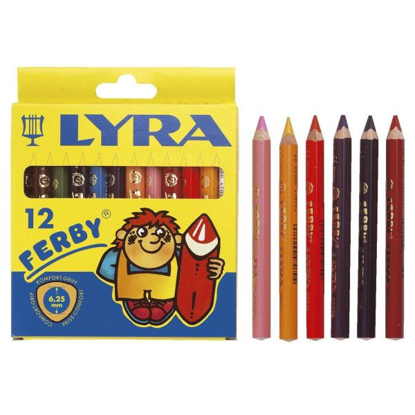 4084900470756 - Buntstifte Ferby 12-farbig sortiert 4084900470756 12 Stück