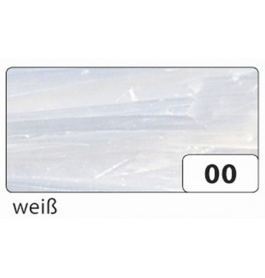30m Edelbast Bast Raffia glänzend weiß