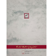Briefblock 880101, Marmor, Lineatur 20 / blanko, A4, 90g, grau, 40 Blatt