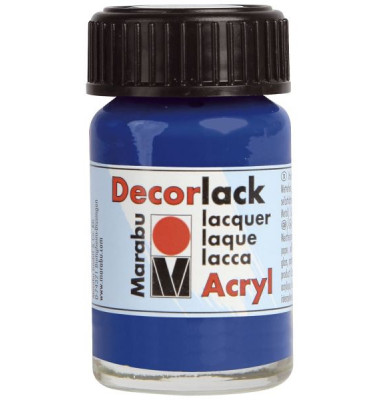 Acrylfarbe Decorlack 1130 39 052, mittelblau, 15ml Acrylfarbe Decorlack 1130 39 052, mittelblau, 15ml