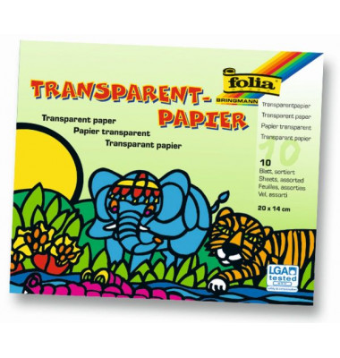 Basteltransparentpapier 14x24cm 42g farbig sortiert 800 Basteltransparentpapier 14x24cm 42g farbig sortiert 800