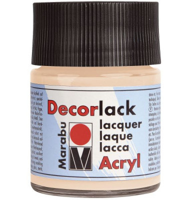 Acrylfarbe Decorlack 1130 05 029, hautfarbe, 50ml