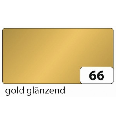 6466 Tonpapier A4 130g gold glänz.