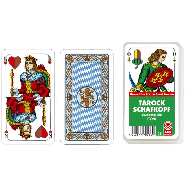 Spielkarten Schafkopf Bayerisches Bild Kunststoffetui 22570036 36 Blatt